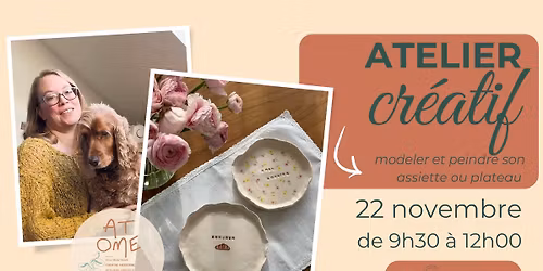 atelier: modeler et peindre sa c\u00e9ramique
