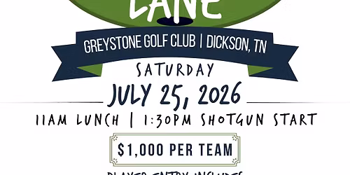 Livin\u2019 Fore Lane Annual Golf Tournament