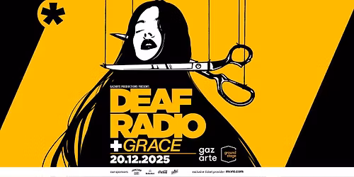 Deaf Radio w\/ Special Guests: Grace  | \u03a3\u03ac\u03b2\u03b2\u03b1\u03c4\u03bf 20 \u0394\u03b5\u03ba\u03b5\u03bc\u03b2\u03c1\u03af\u03bf\u03c5 || Gazarte Ground Stage