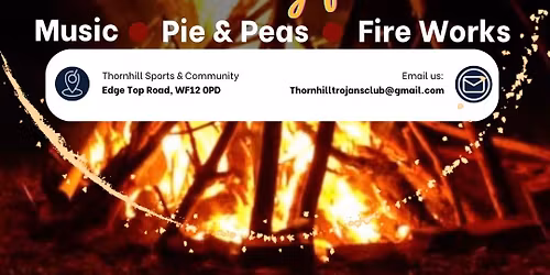 Trojans bonfire & fireworks night \ud83c\udf86 