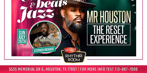 EATS BEATS & JAZZ: THE RESET EXPERIENCE presents LIVE MUSIC SUNDAY FUNDAY