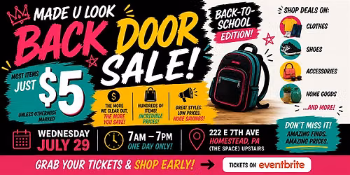 Back Door Sale