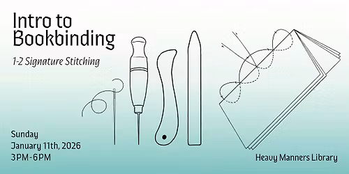 Intro to Bookbinding Workshop Hosted By Emma Palm (1\/11)