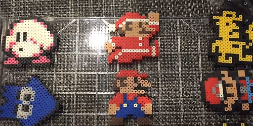 Perler Bead Magnets: Video Game Sprites