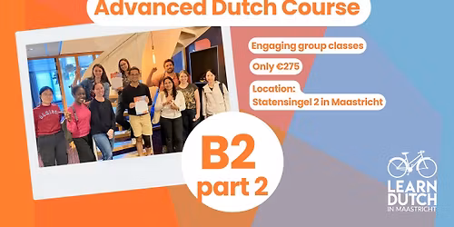 B2 part 2 - 21 March until 16 May 2026- Saturday 14:00-17:00 - No class 4 April