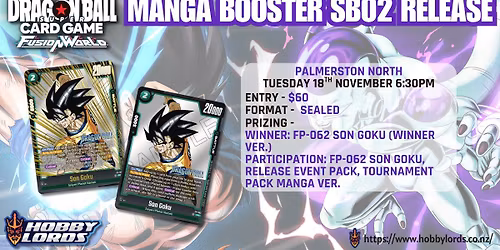 Dragon Ball Super: Fusion World - Manga Booster SB02 Release!