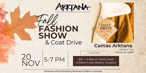 Fall Fashion Show & Coat Drive