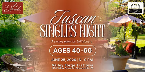 Tuscan Singles Night (Ages 40-60)