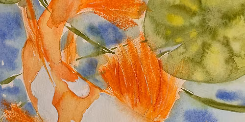 Graceful, Tranquil Koi Fish Watercolor Workshop