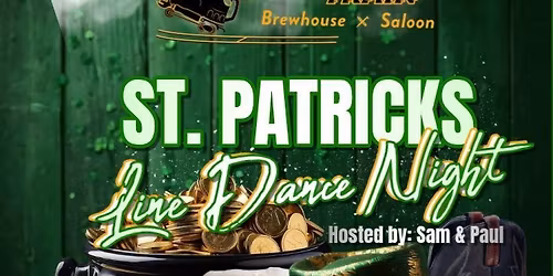 \ud83c\udf40St Patricks Line Dance Night @ Runaway Train Brewery\ud83c\udf40