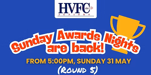 Sunday Awards Night - Round 5 - 31 May