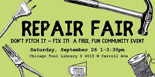 Repair Fair with The Chicago Tool Library