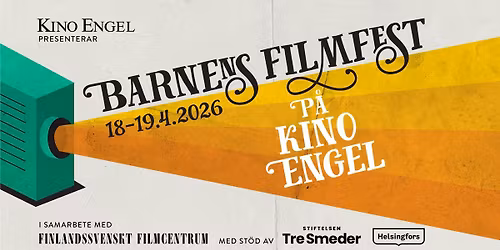 Barnens filmfest p\u00e5 Kino Engel 18-19.4 2026