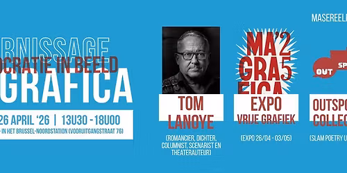 Vernissage Magrafica: Kunst & democratie met Tom Lanoye en Outspoken Collectief