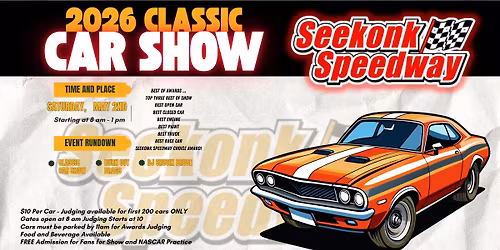 \ud83d\ude97 15th Annual Custom Car Show at Seekonk Speedway! \ud83c\udfc1