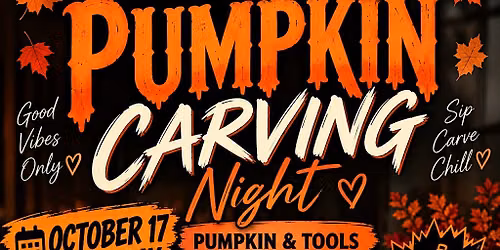 Pumpkin Carve & Sip Night