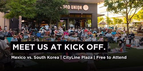 World Cup Watch Party in The Plaza | Mexico vs South Korea
