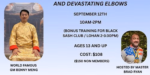 GM BENNY SHAOLIN WING CHUN SEMINAR - FLOW AND ELBOWS