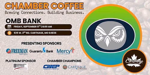 Chamber Coffee - Hosted by: OMB Bank