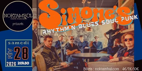 SIMONE'S \u30fbRhythm'n Blues Soul Funk @noktambul_rennes