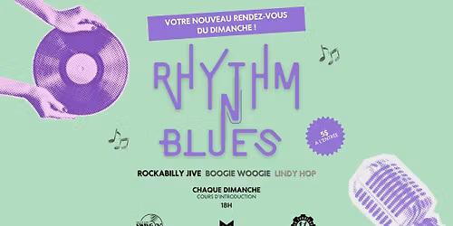\ud83c\udfb6SOIR\u00c9E DE DANSE SOCIALE RHYTHM'N'BLUES \ud83c\udfb6