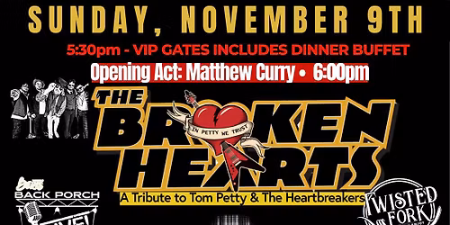 THE BROKEN HEARTS - with former Tom Petty bandmate Charlie J Souza!! Music Of Tom Petty