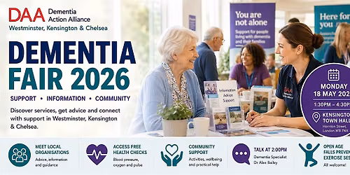 Dementia Fair: Support - Information - Community!