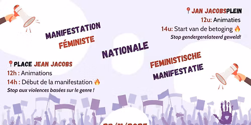 Stop violences sexistes et sexuelles ! Stop seksistisch en seksueel geweld !