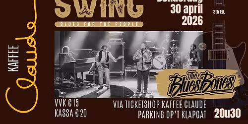 THE BLUESBONES swing indoor III@ Kaffee Claude