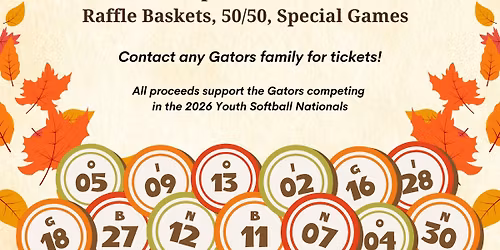 Fall Swing Bingo Night