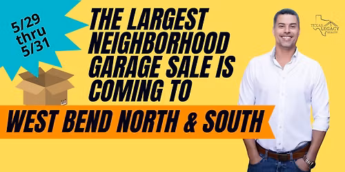 West Bend North & South Garage Sale