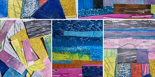 Gelli Print - Collage - Landscape