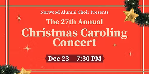 27th Alumni Caroling Concert