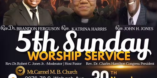 5th Sunday Worship Experience
