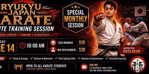 Kota Monthly Special Kumite Training Session