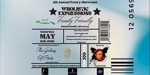 Wholistic Expressions Poetry 4th Annual Artist Showcase