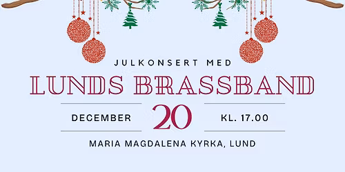 Lunds brassbands julkonsert