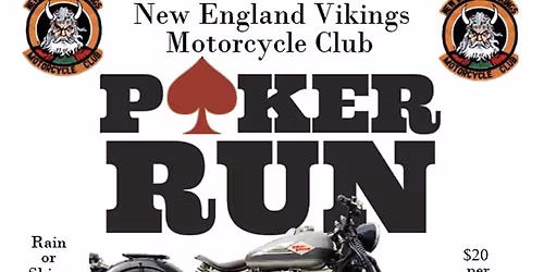 New England Vikings Motorcycle Club POKER RUN