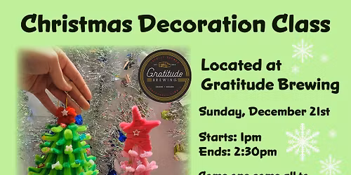 Christmas Decoration Class