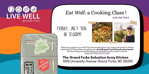 Eat Well: Cooking Demonstration - Brussels Sprout Pasta!