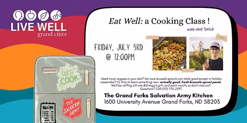 Eat Well: Cooking Demonstration - Brussels Sprout Pasta!