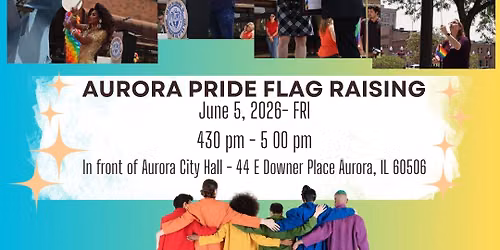 Aurora Pride Flag Raising 2026