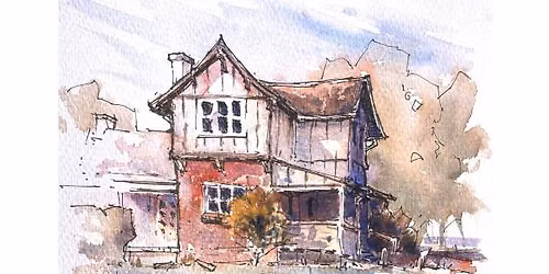 URBAN PEN & WASH with Andy Dolphin, presented by Michael Harding Watercolours