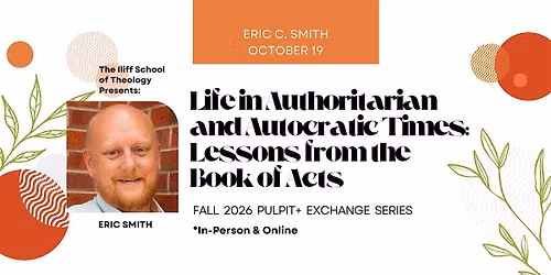 Pulpit+ Exchange: Eric C. Smith
