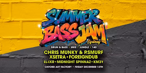 Banana Bombs & Scratches present SUMMER BASS JAM 