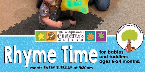 Rhyme Time for babies and toddlers ages 6-24 months