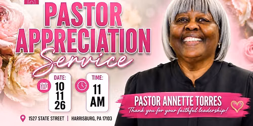 Pastor Appreciation Service 