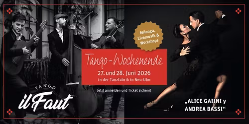 Milonga mit "Tango il faut" (Arg.) + "Alice y Andrea" (Mailand)