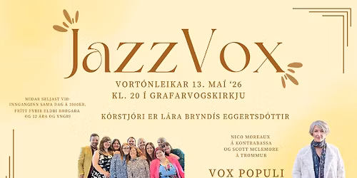 JazzVox, vort\u00f3nleikar Vox Populi
