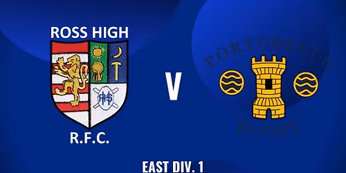 Ross High RFC\t2:00 PM\tPortobello FP RFC